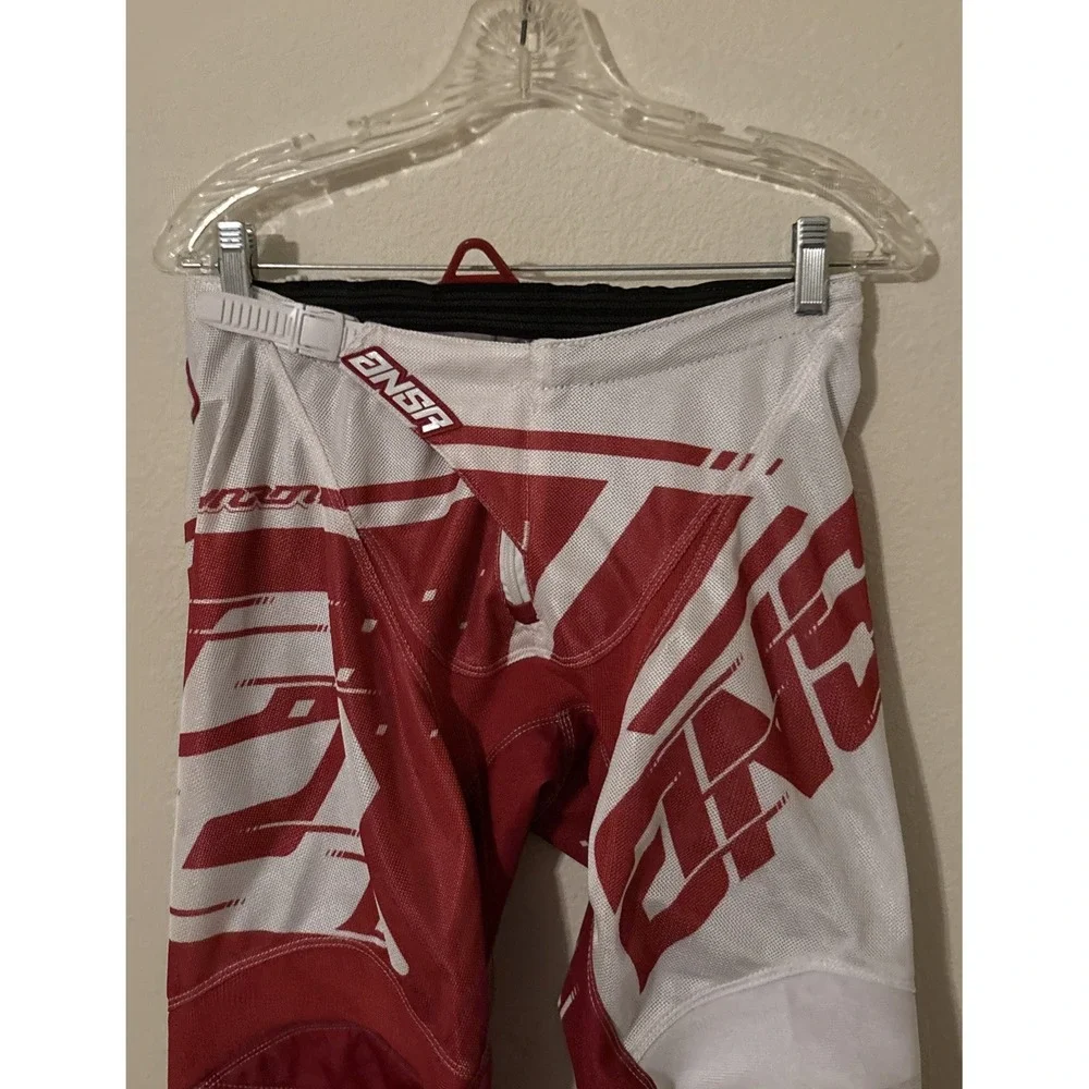 Answer Racing‎ ANSR Syncron Air Motocross Pants Red/White Size 30 Dirt Bike Moto